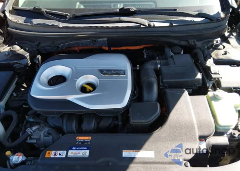 2016 Hyundai Sonata Hybrid Se z USA, uszkodzony, nr VIN KMHE24L10GA013889